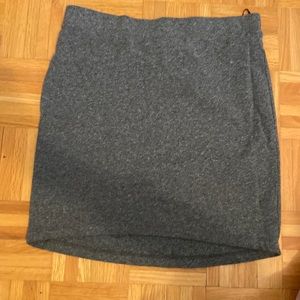 Salt & Pepper Mini Skirt